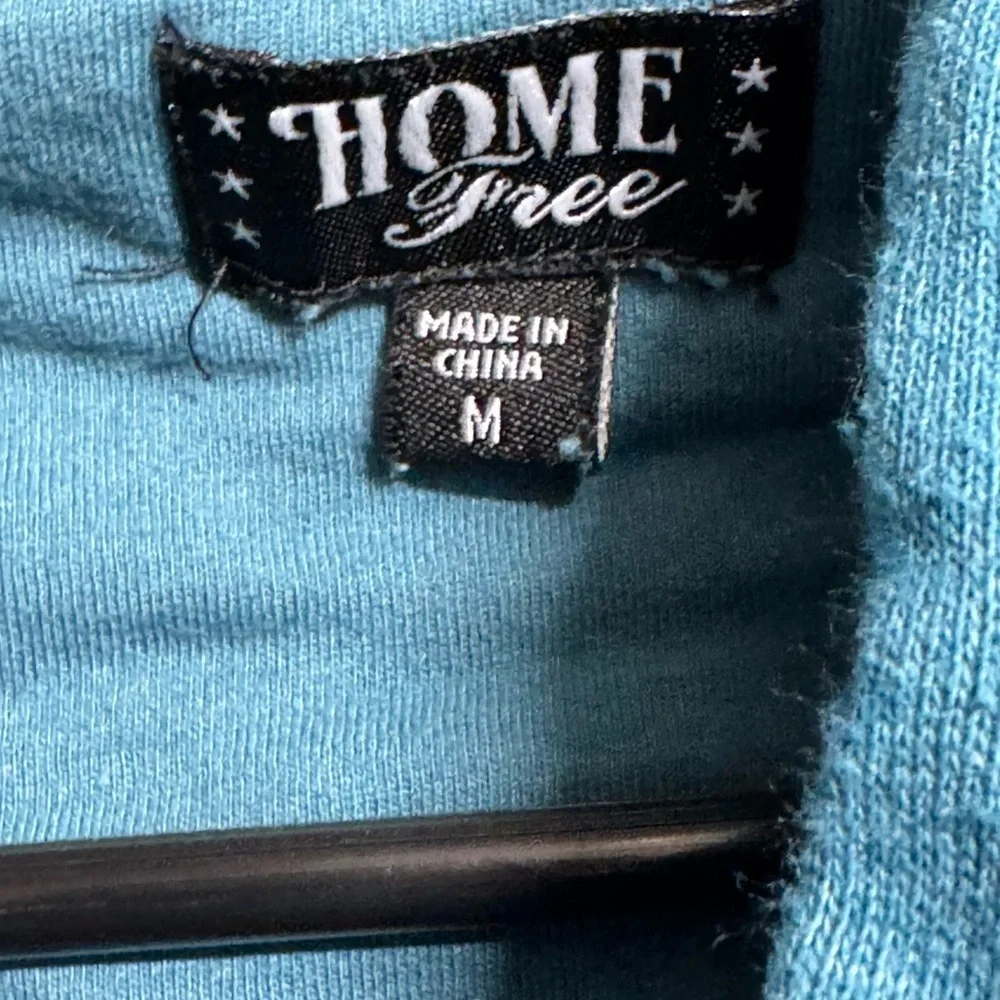 Men’s Teal Texas 1845 Hoodie Size Medium
